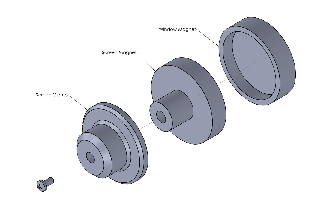 Solar Screen Shade - Magnetic Mounts - Assembly Info
