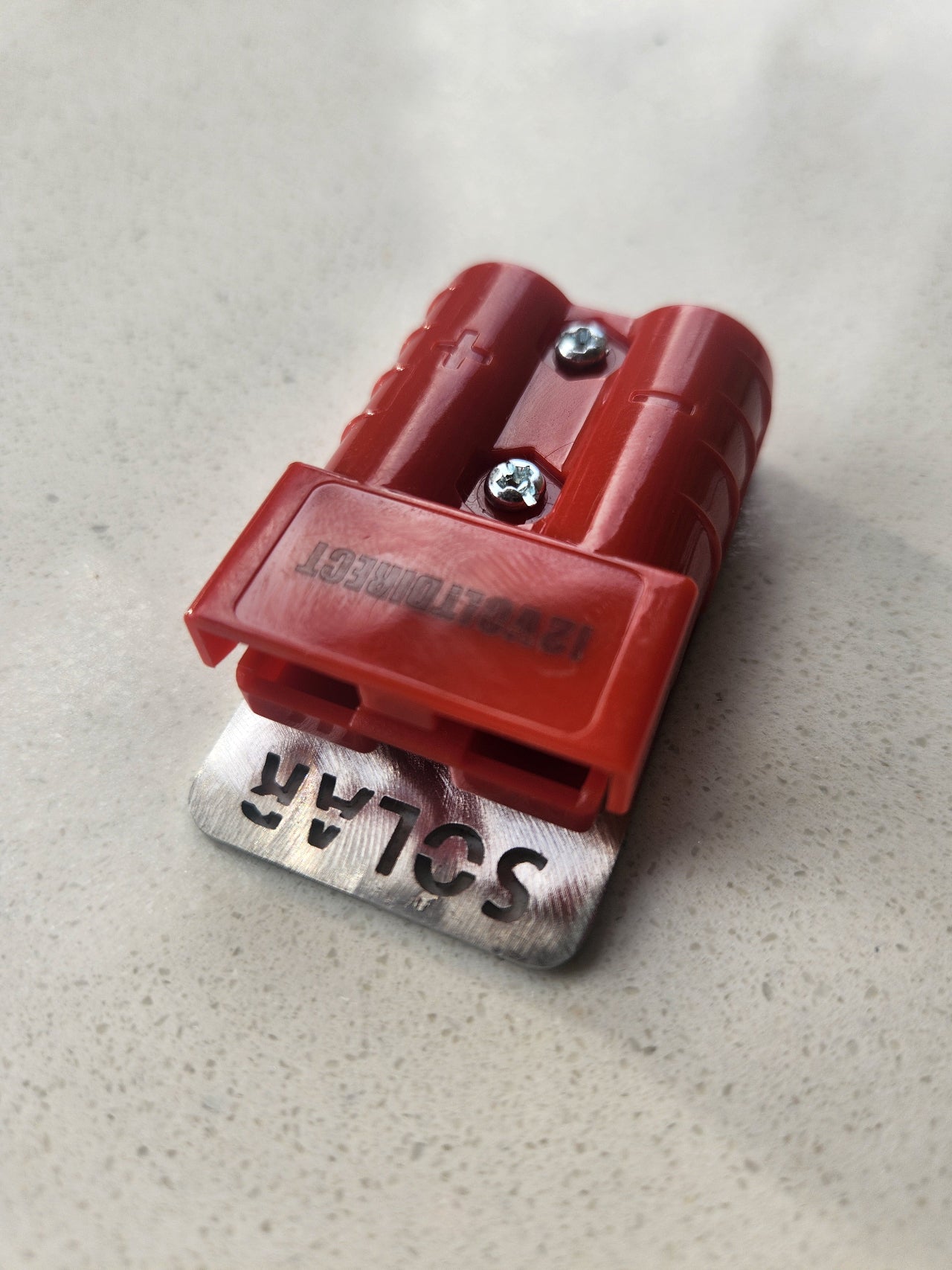 Anderson Plug Labels - Stainless Steel