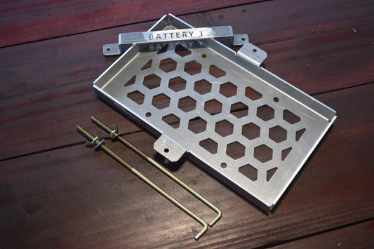 Aluminium Universal Battery Tray - Parts