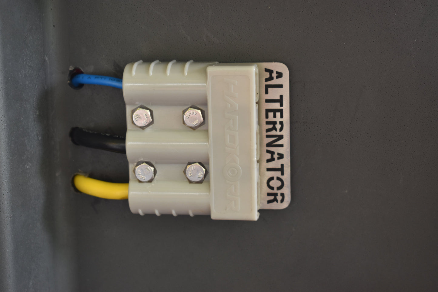 Anderson Plug Labels Stainless Steel - Alternator