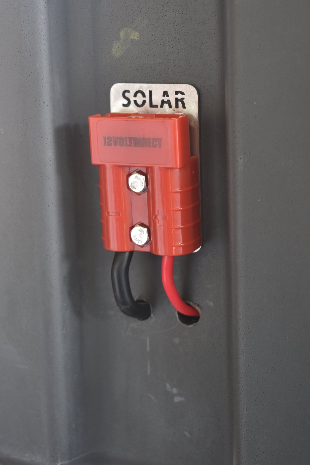 Anderson Plug Labels Stainless Steel - Solar