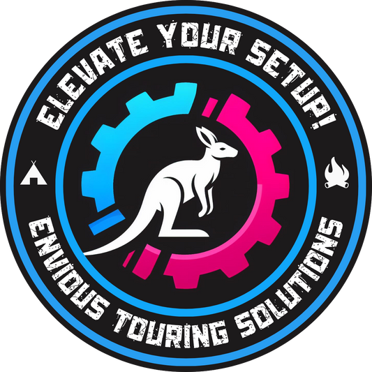 Elevate Your Setup - Envious Touring Solutions - Sticker 7.5cm Round