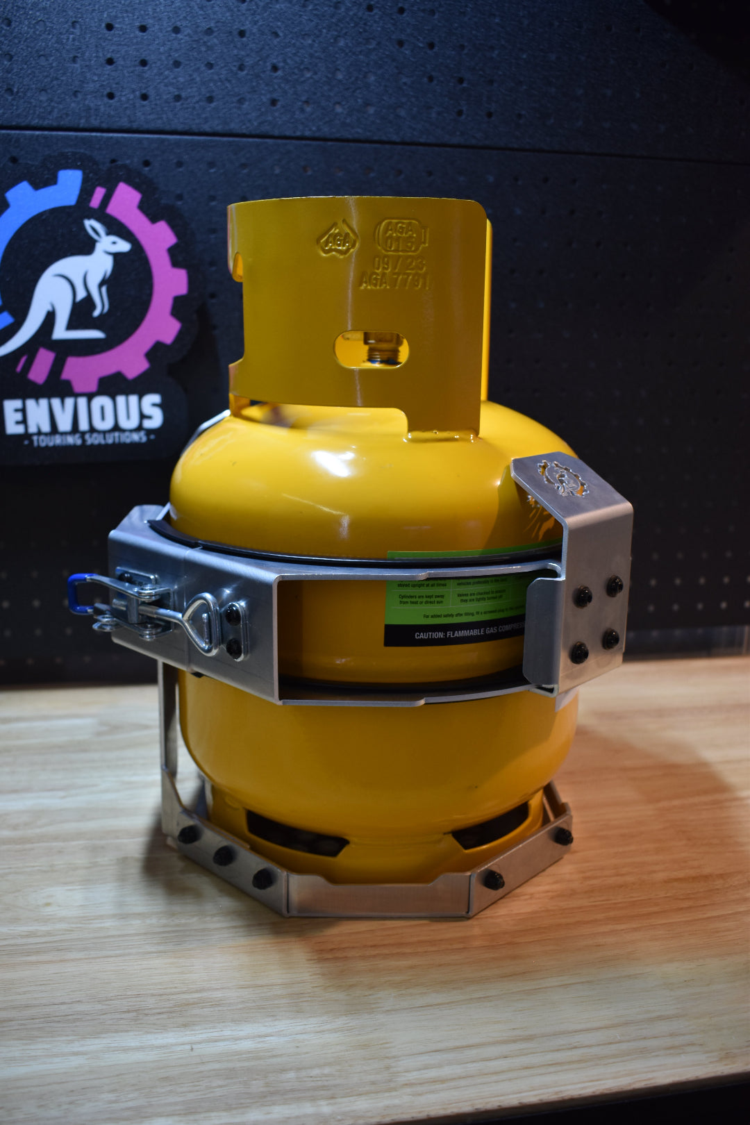 Gas Bottle Holder 4.5kg Aluminium Photo 1