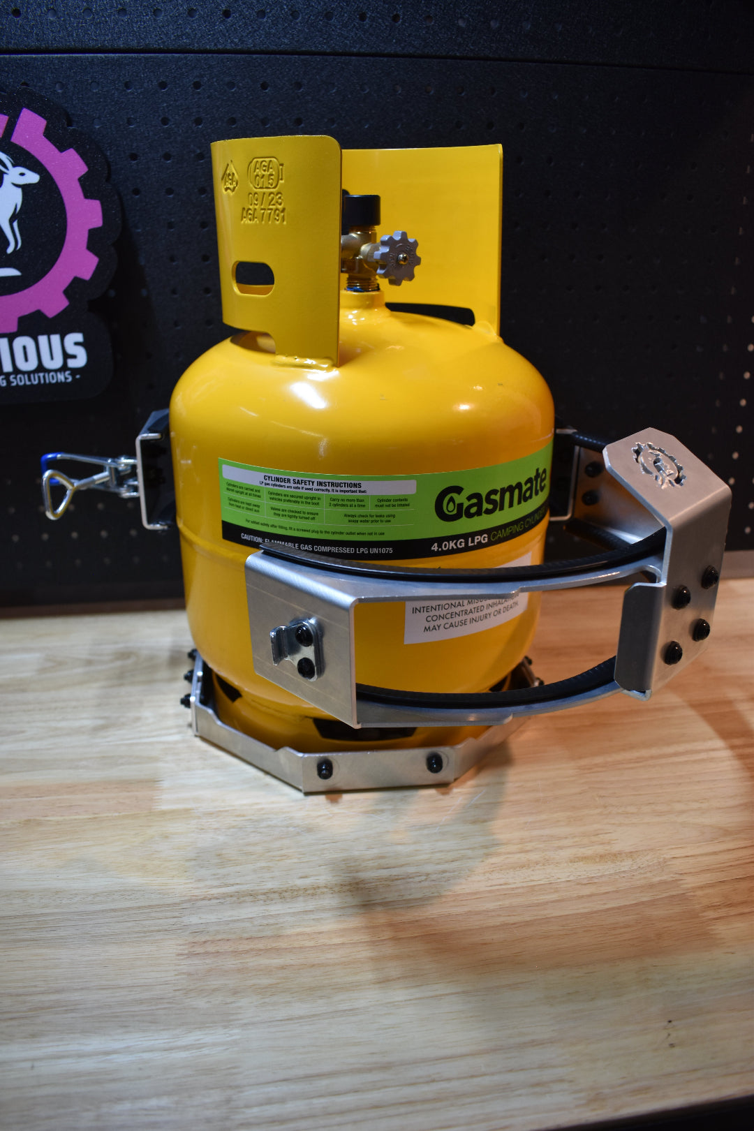 Gas Bottle Holder 4.5kg Aluminium Photo 3