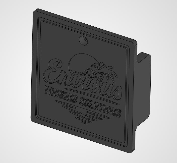 Kings Upright Fridge Latch Replacement Upgrade Blanking Plate Render