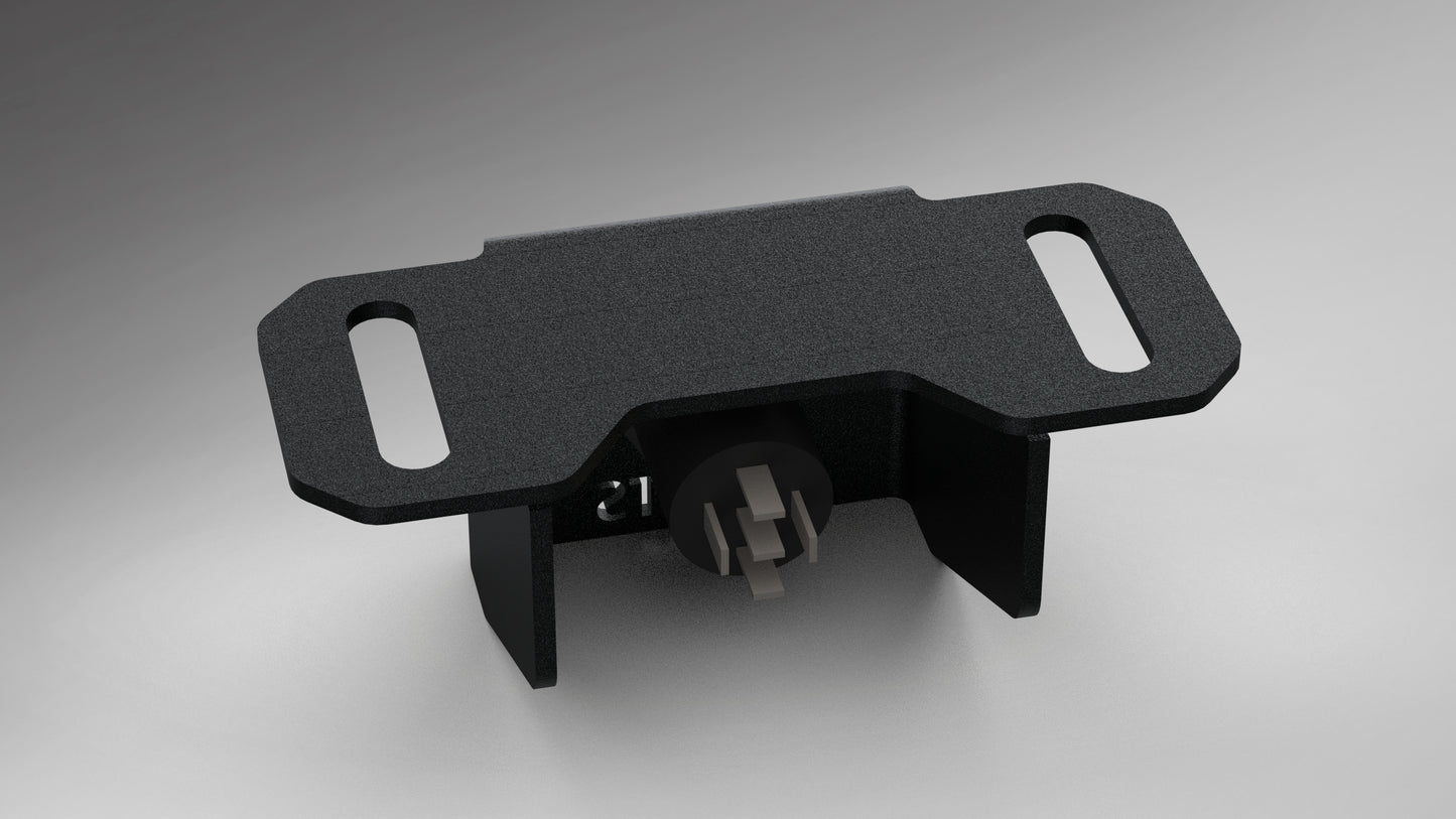 Roof Top Tent Light Switch Bracket - Powder Coated - Render3